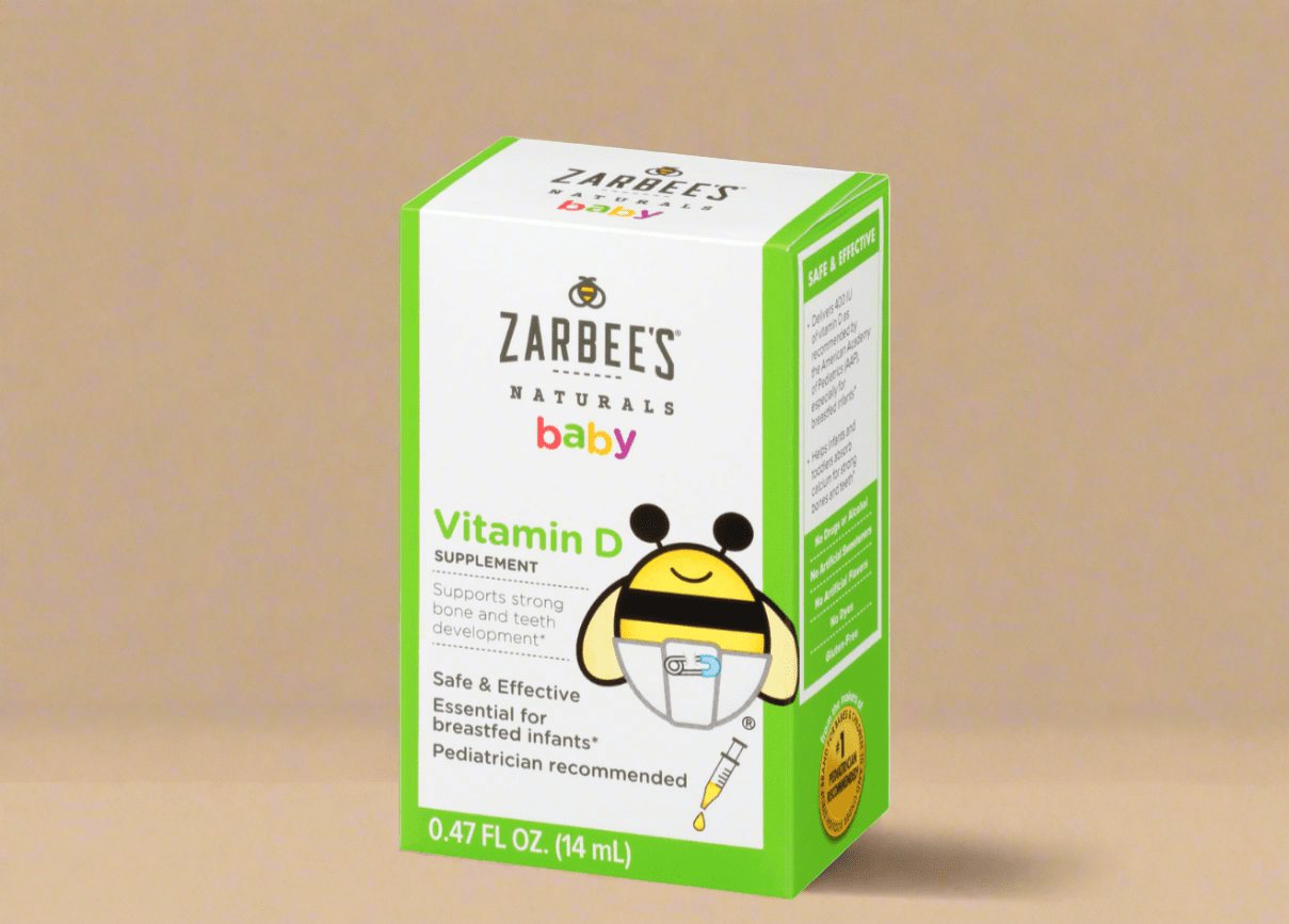 Zarbee’s Baby Vitamin D Drops (0.47 fl oz) - COLO