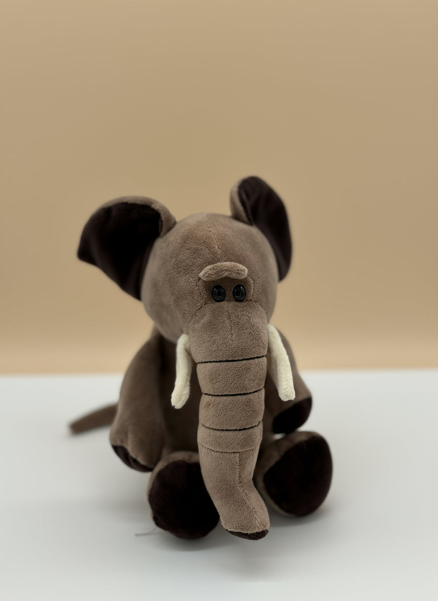 Elephant Plush Keychain Toy – Mini Stuffed Animal Gift
