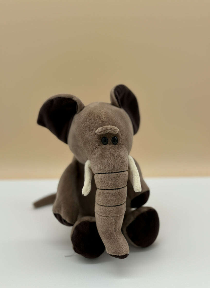 Elephant Plush Keychain Toy – Mini Stuffed Animal Gift - COLO