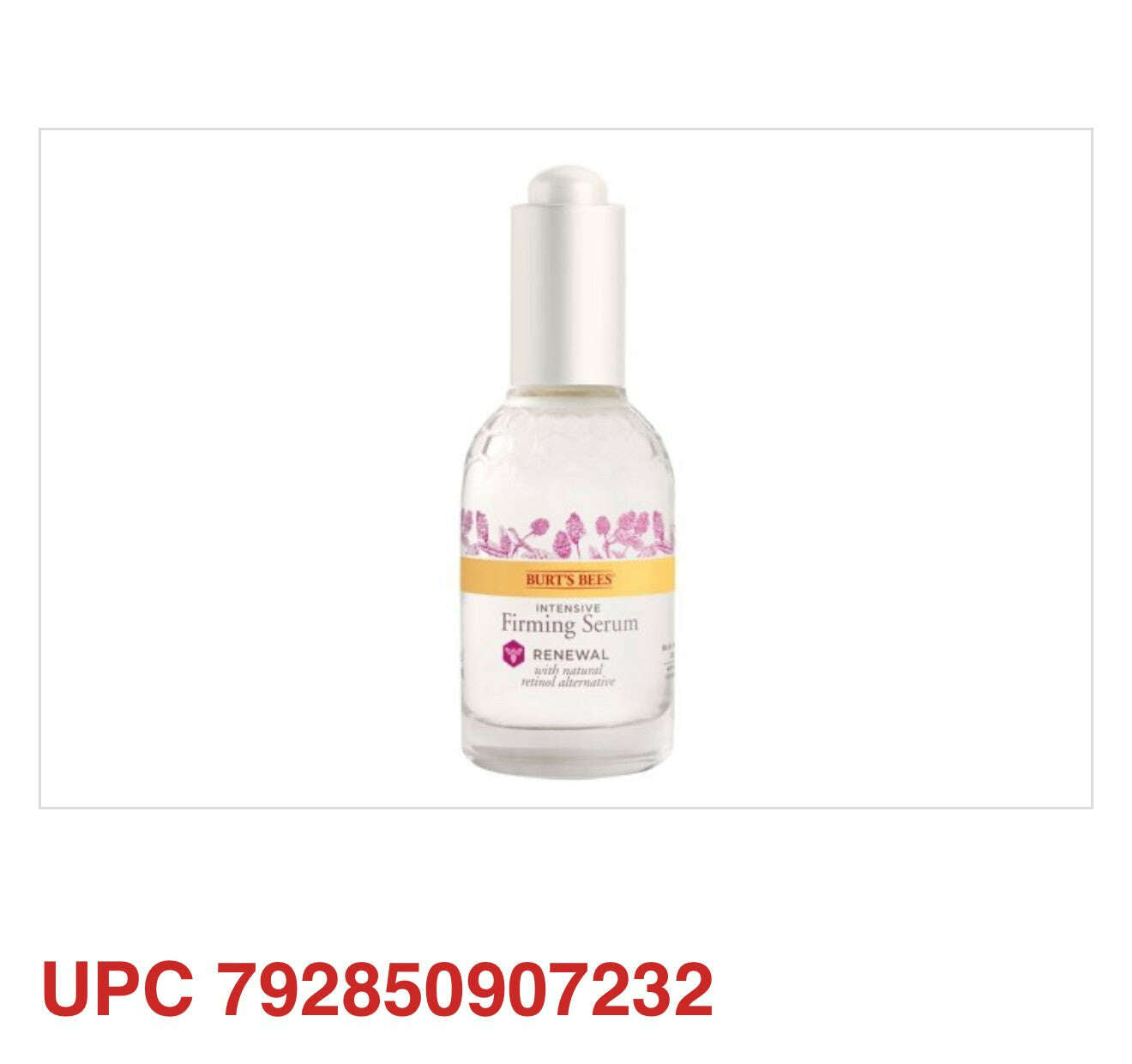 Burt’s Bees Renewal Intense Firming Facial Serum – 1 fl oz - COLO