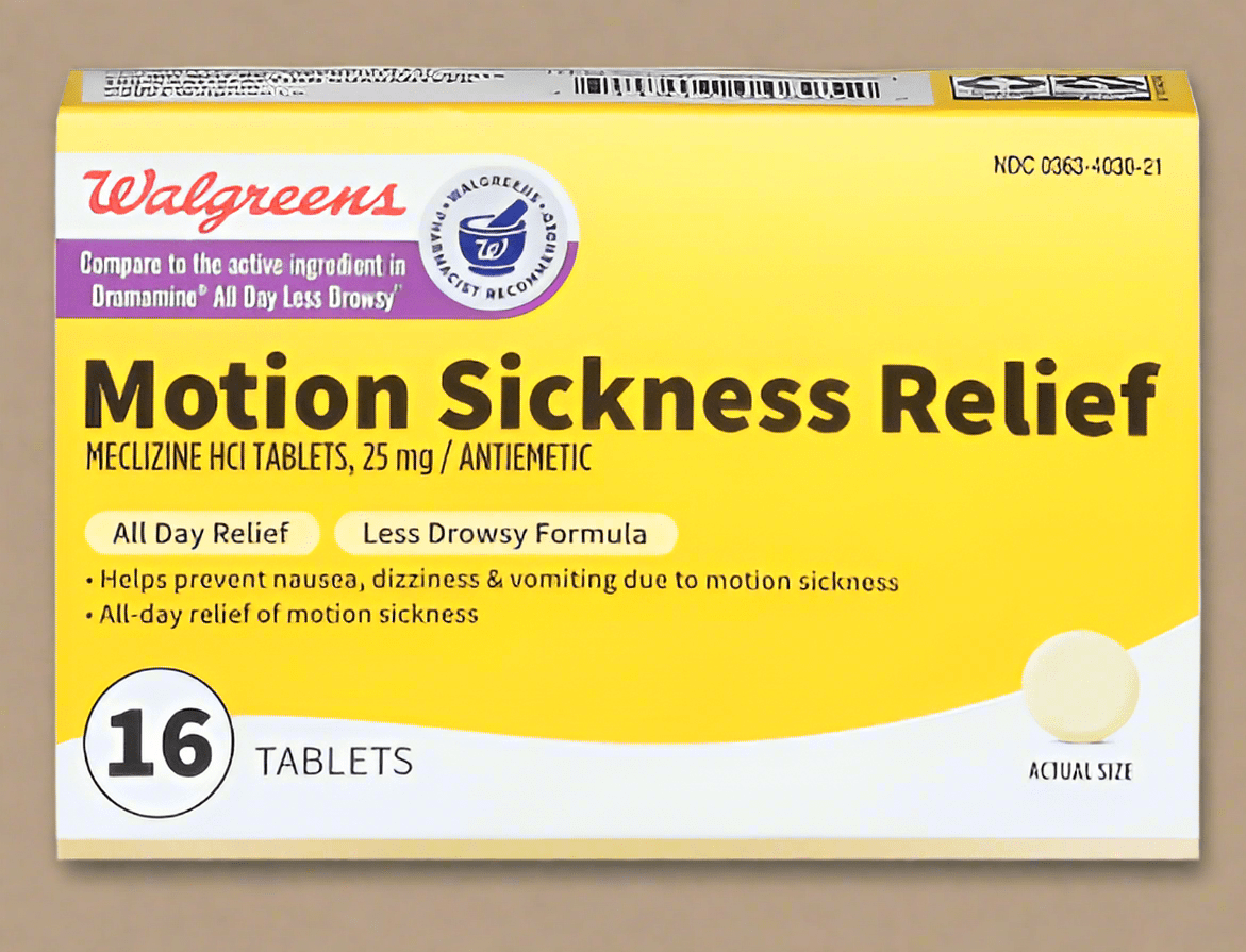 Walgreens Motion Sickness Relief Tablets, 16.0 ea - COLO