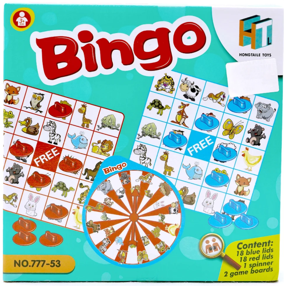Hongtaile Bingo Board Game – Classic Family Game Set - COLO