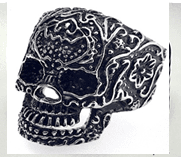 FASHION Sugar Skull Ring - COLO