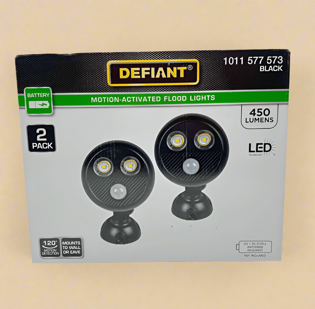Defiant 2-Pack Motion-Activated Flood Lights - COLO