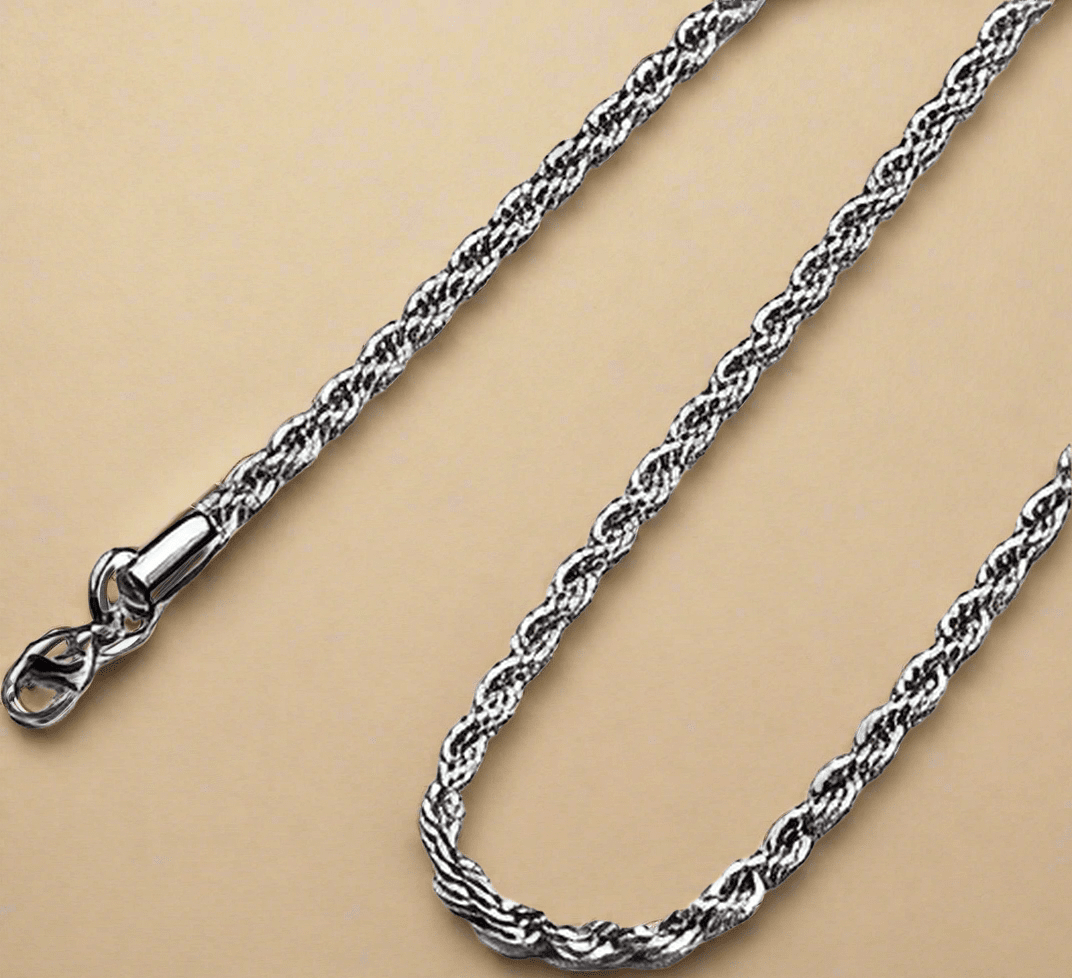 FASHION 2MM Rope Chain 18" 20" 22" 24" - COLO