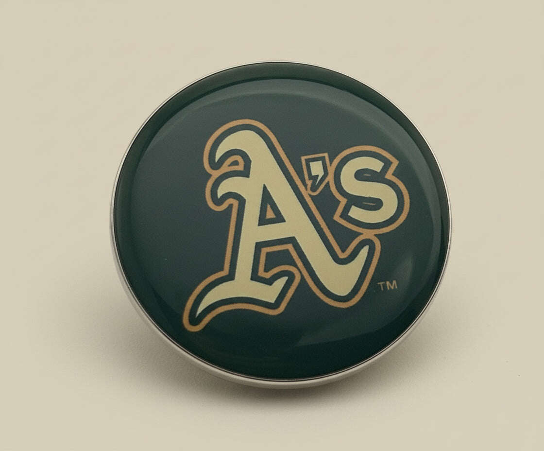 MLB Oakland Athletics Logo Ear Plug Gauges - COLO