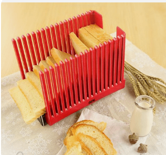 Foldable Toast Bread Slicer – Uniform Bread Cutting Tool - COLO