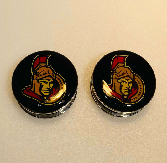 Ottawa Senators Ear Plug 2G Stainless Steel - COLO