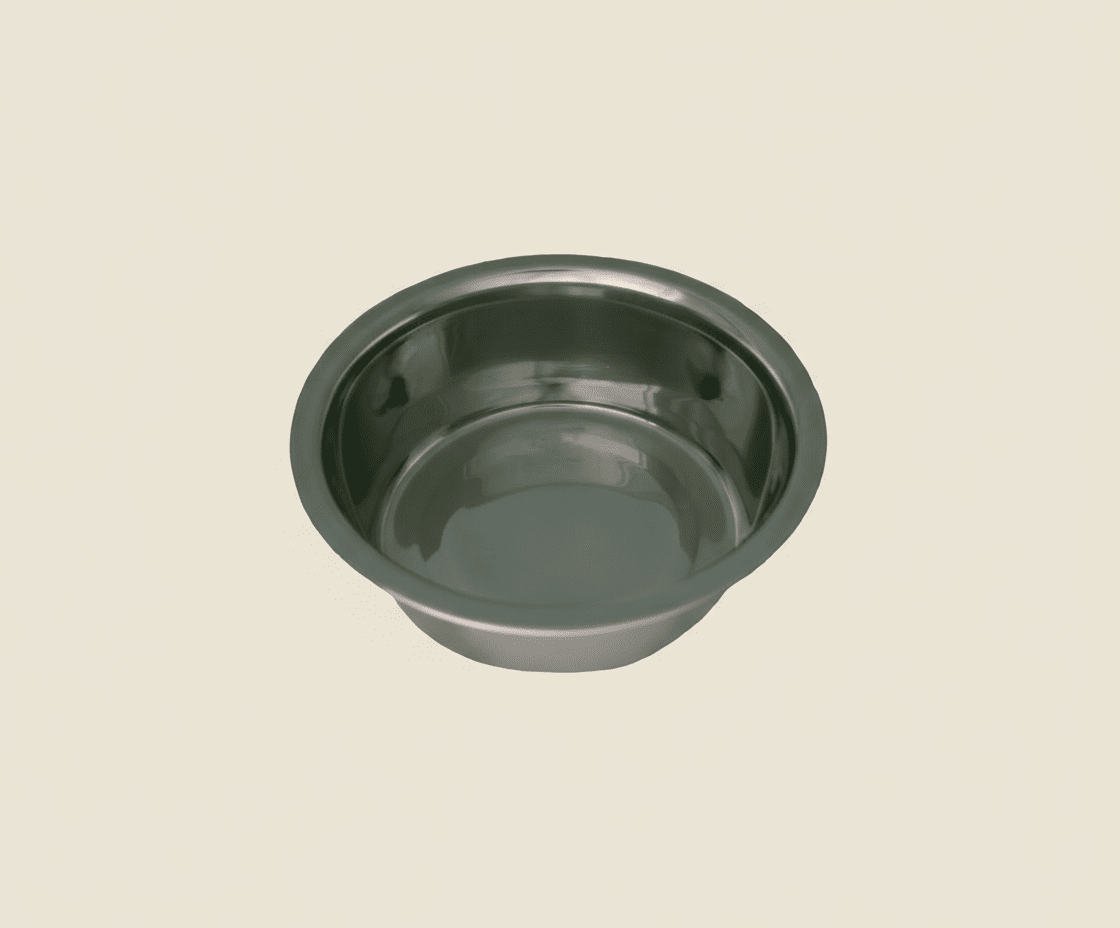 My Pet Dog Life Stainless Steel Tapered Bowl – 5-Inch Diameter (Silver) - COLO