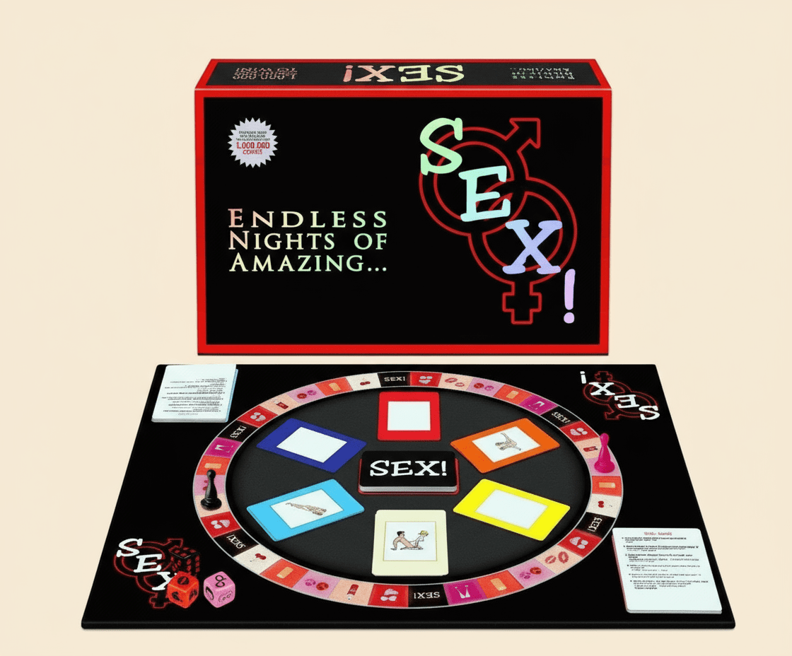 Couples Erotic Trivia & Foreplay Board Game - COLO
