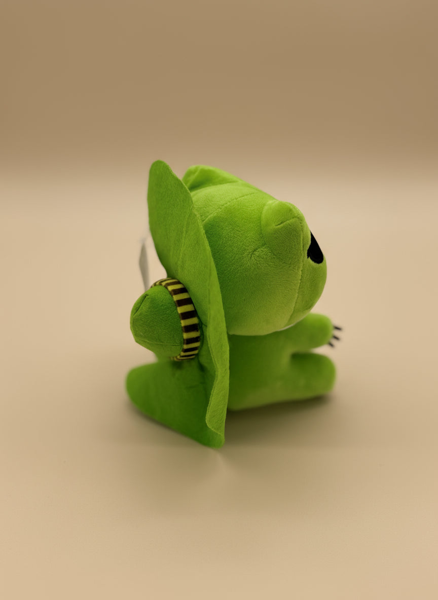 Green Frog Plush Keychain Toy – Cute Mini Stuffed Animal Gift