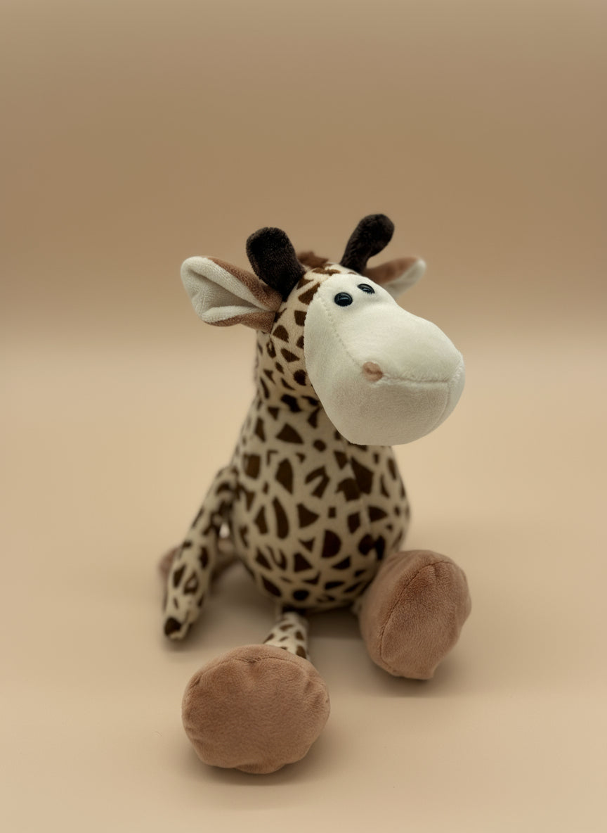 Giraffe Plush Keychain Toy – Cute Mini Stuffed Animal Gift
