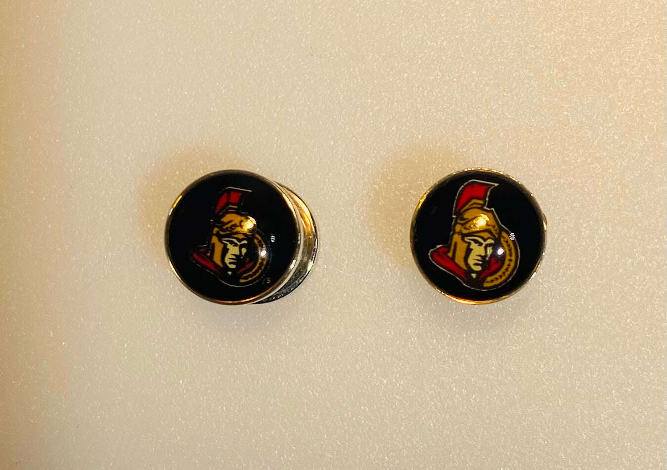 Ottawa Senators Ear Plug 1" Stainless Steel - COLO