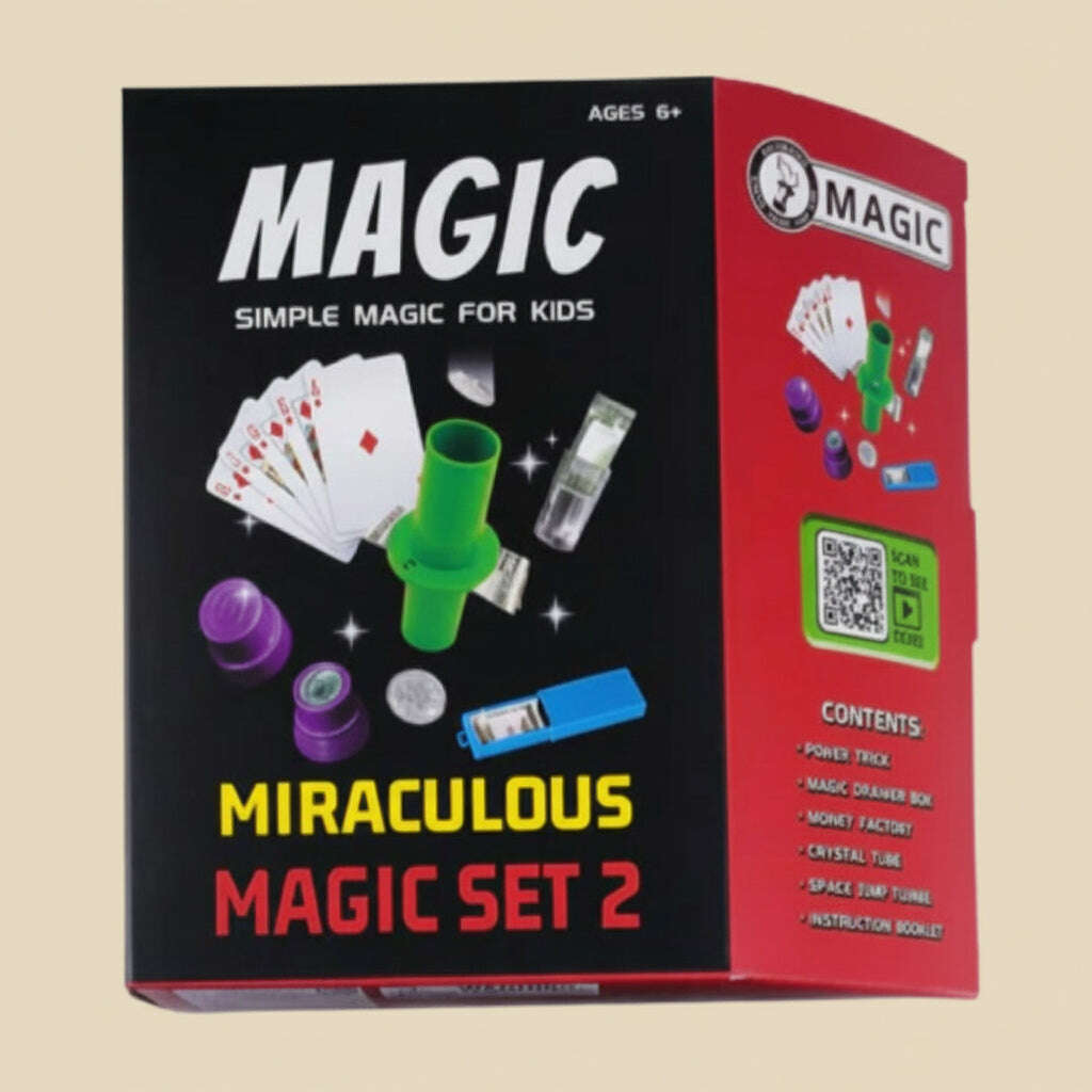 Miraculous Magic Set 2 – Beginner’s Magic Kit for Ages 6+ - COLO