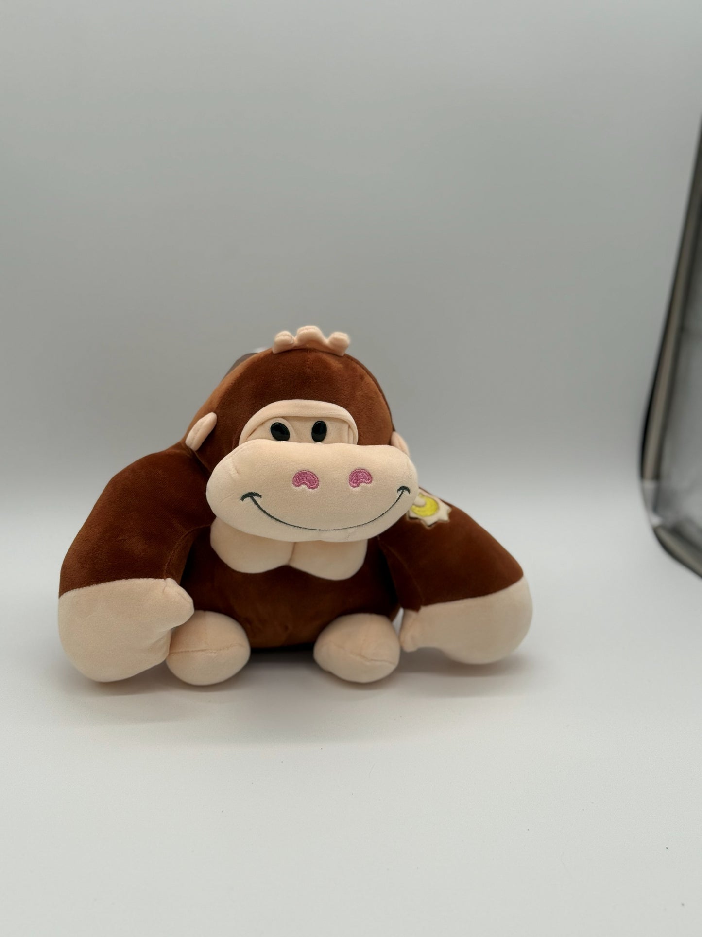 Soft Plush Smiling King Kong Stuffed Animal Toy – Medium Size (10" to 14")