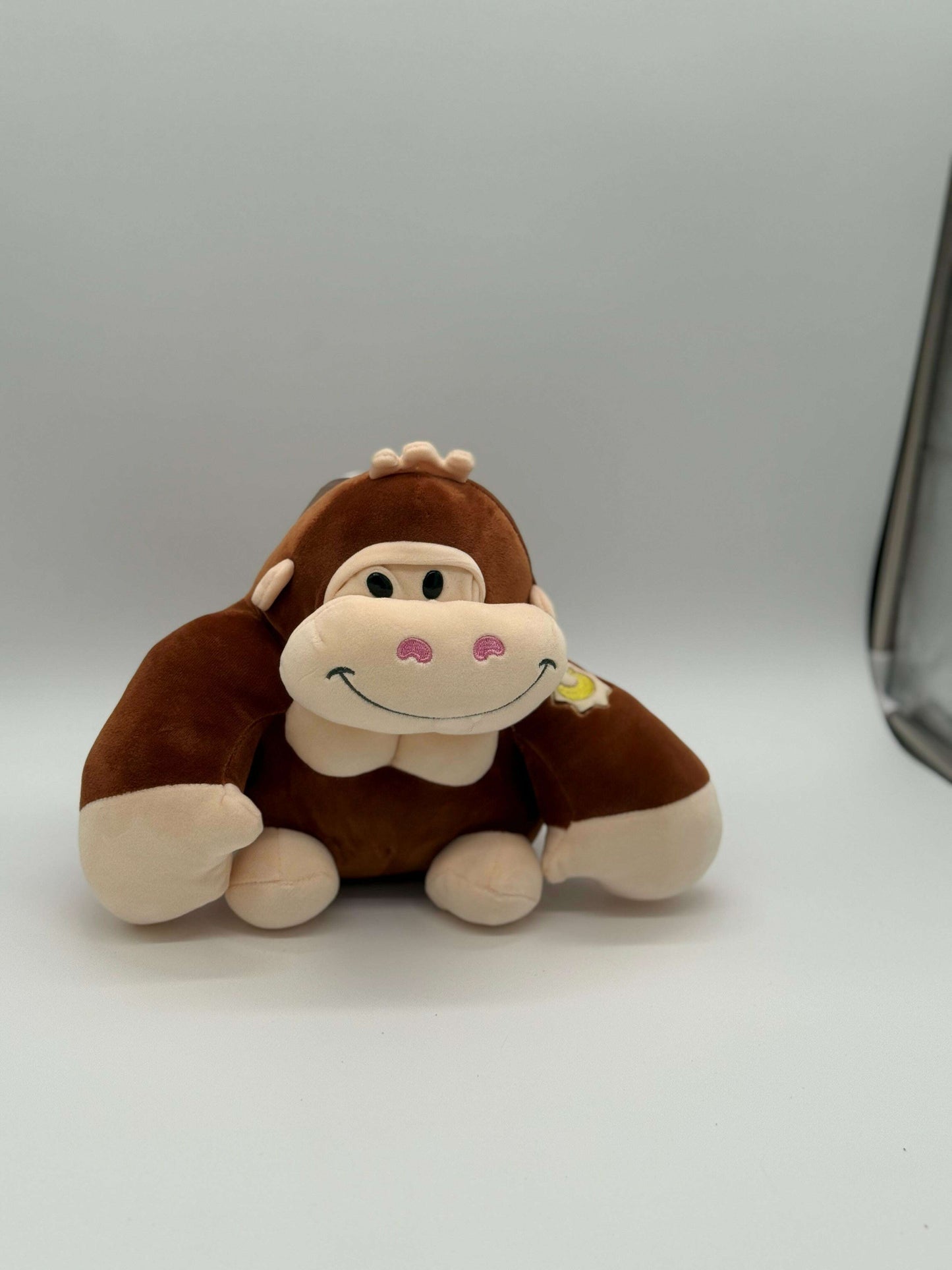 Soft Plush Smiling King Kong Stuffed Animal Toy – Medium Size (10" to 14") - COLO