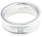 FASHION CZ Bruyshed and Polish Ring - COLO