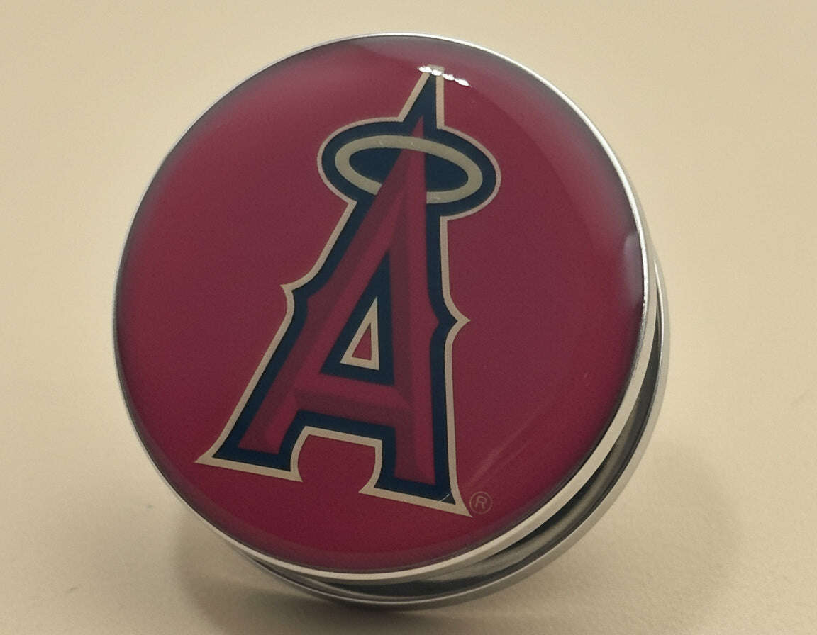 MLB Los Angeles Angels Logo Ear Plug Gauges - COLO