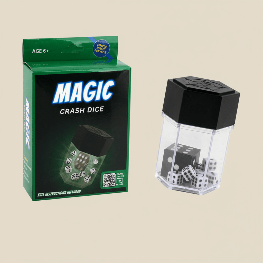 Magic Crash Dice Set – Fun Illusion Toy for Ages 6+ - COLO