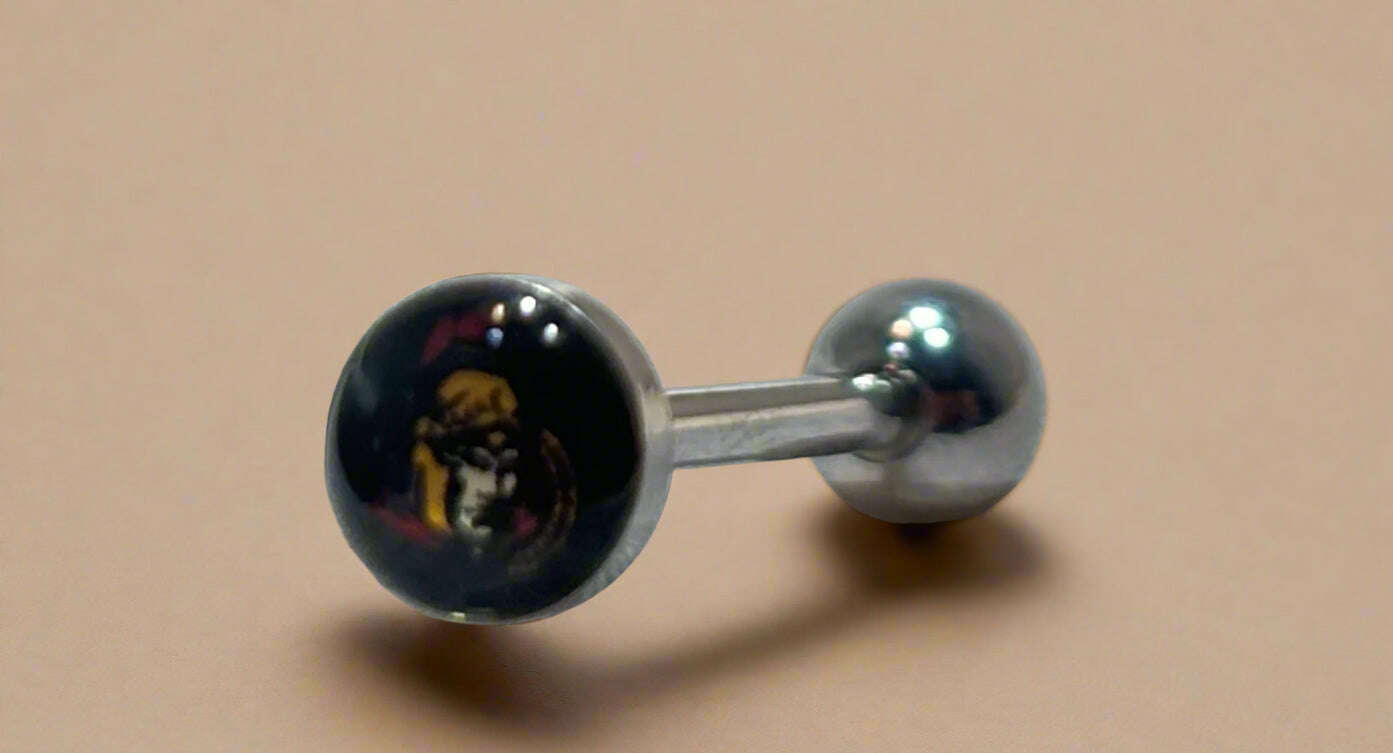 Officially Licensed NHL Ottawa Senators Logo Tongue Ring - COLO