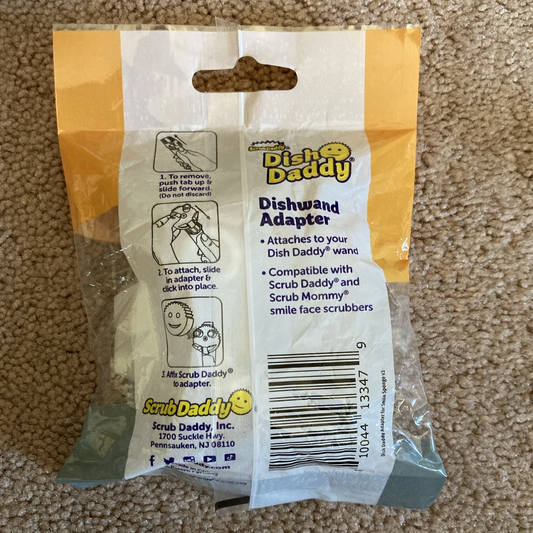 Scrub Daddy Dish Daddy Dishwand Adapter – Smile Sponge Attachment