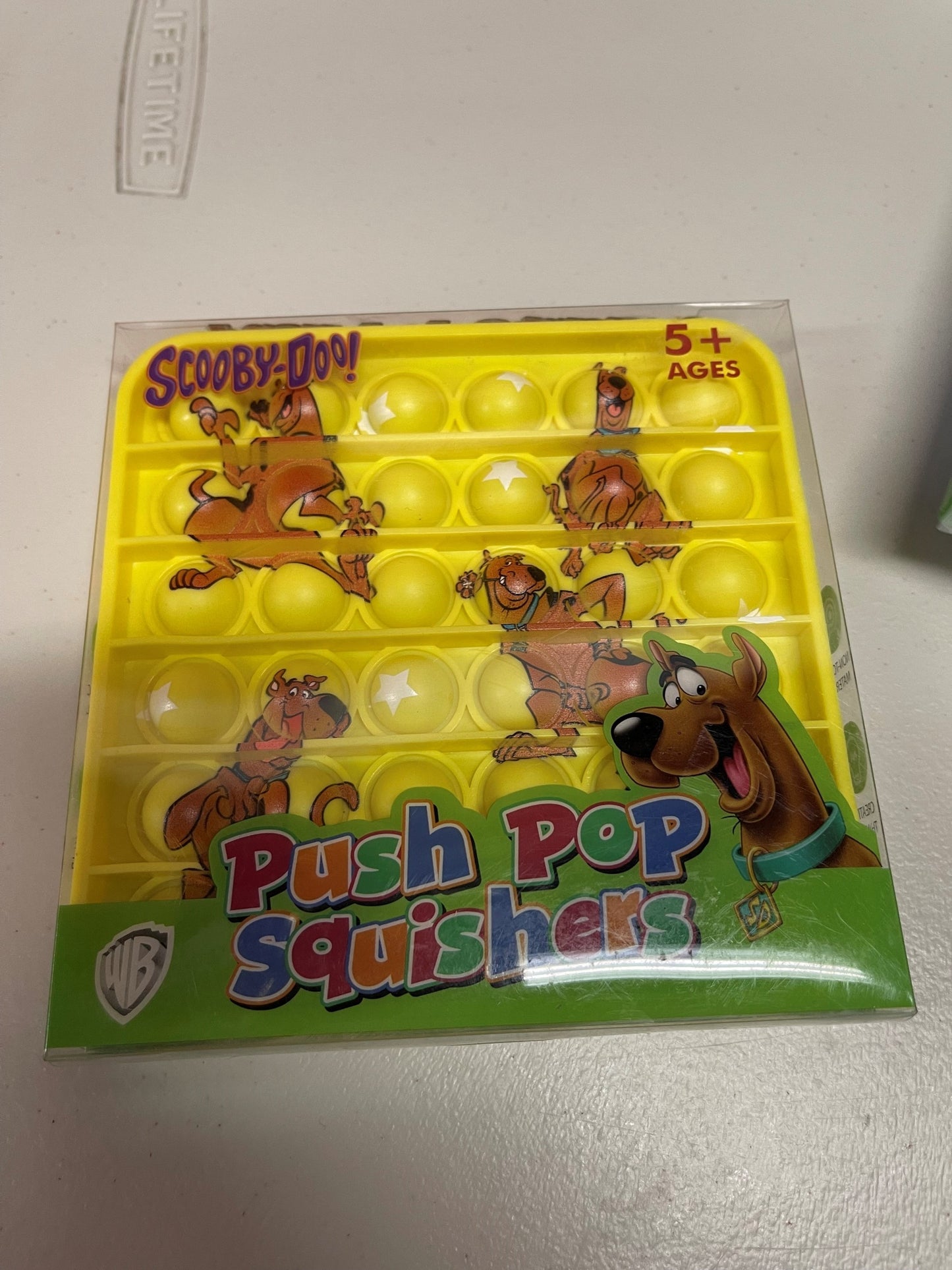 SCOOBY-DOO! Push Pop Squishies Squishers Backpack Fidget Toy YELLOW SQ