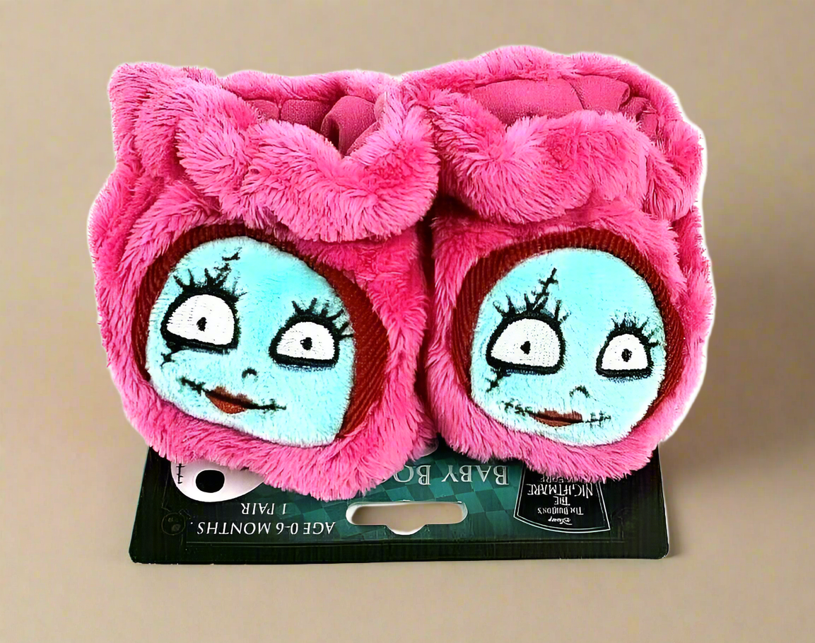 Nightmare Before Christmas Sally Baby Slippers – 0-6 Months