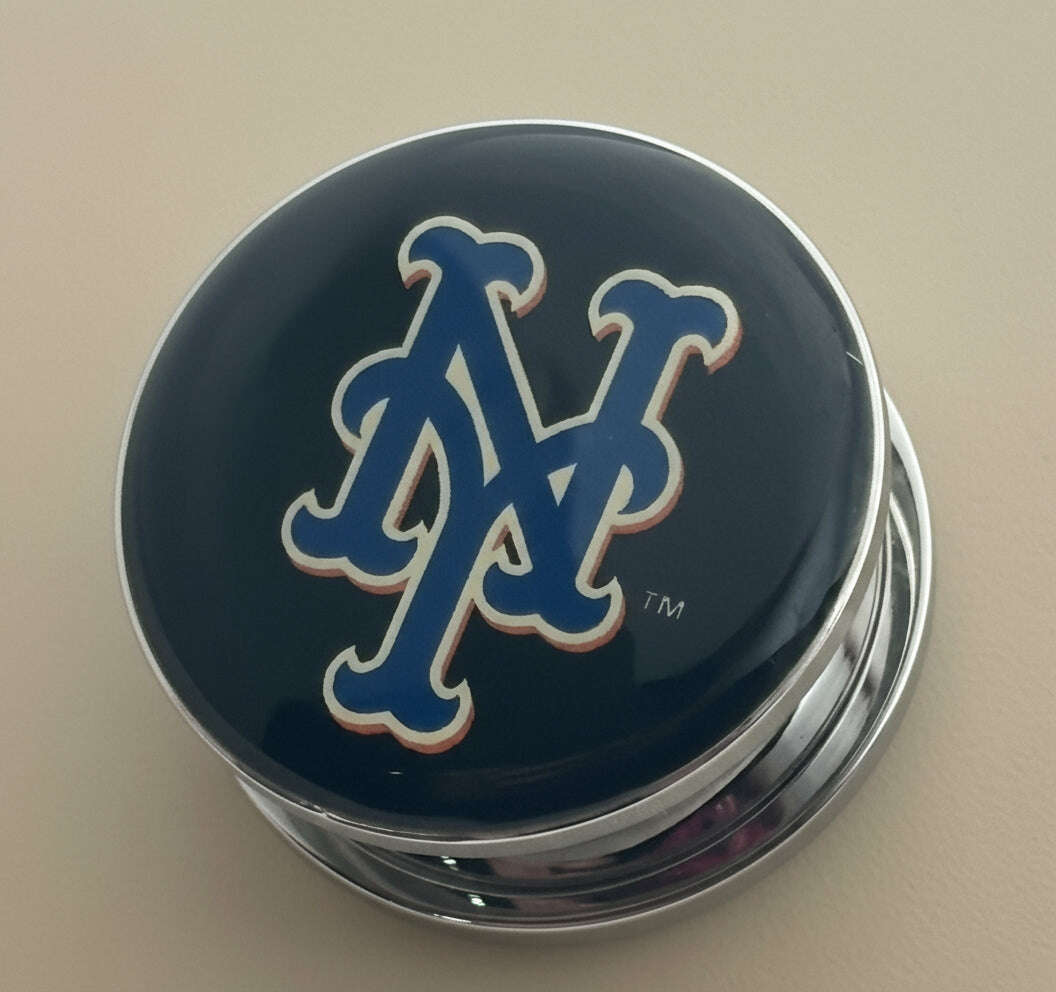 MLB New York Mets Logo Ear Plug Gauges - COLO