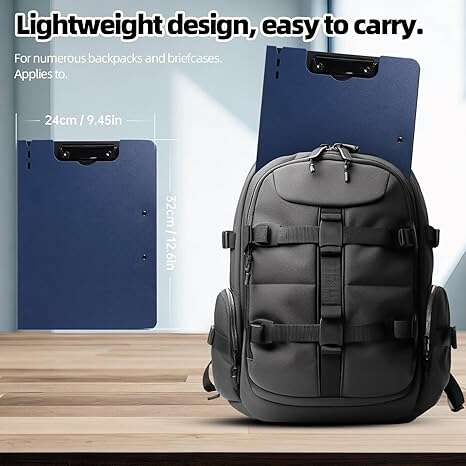 Foldable Clipboard with Cover – Lite Blue - COLO
