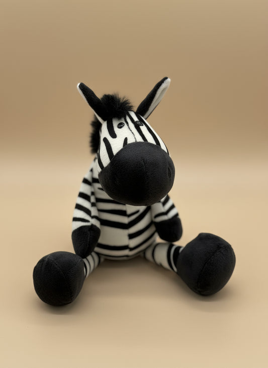 Cute Zebra Plush Keychain Toy – Small Stuffed Animal Gift