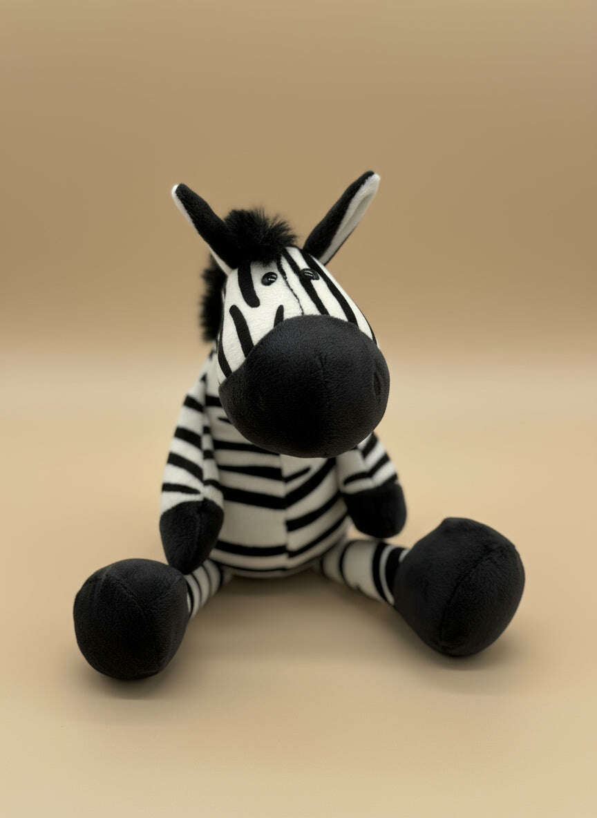 Cute Zebra Plush Keychain Toy – Small Stuffed Animal Gift - COLO