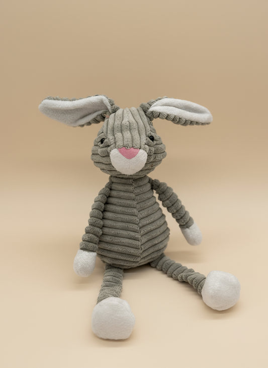 Soft Plush Gray Bunny Rabbit Stuffed Animal Toy – Medium Size (10" to 14")
