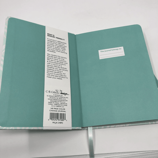 Sensory-Friendly Color Change Journal – 160 Pages, Sunlight Reactive Cover - COLO