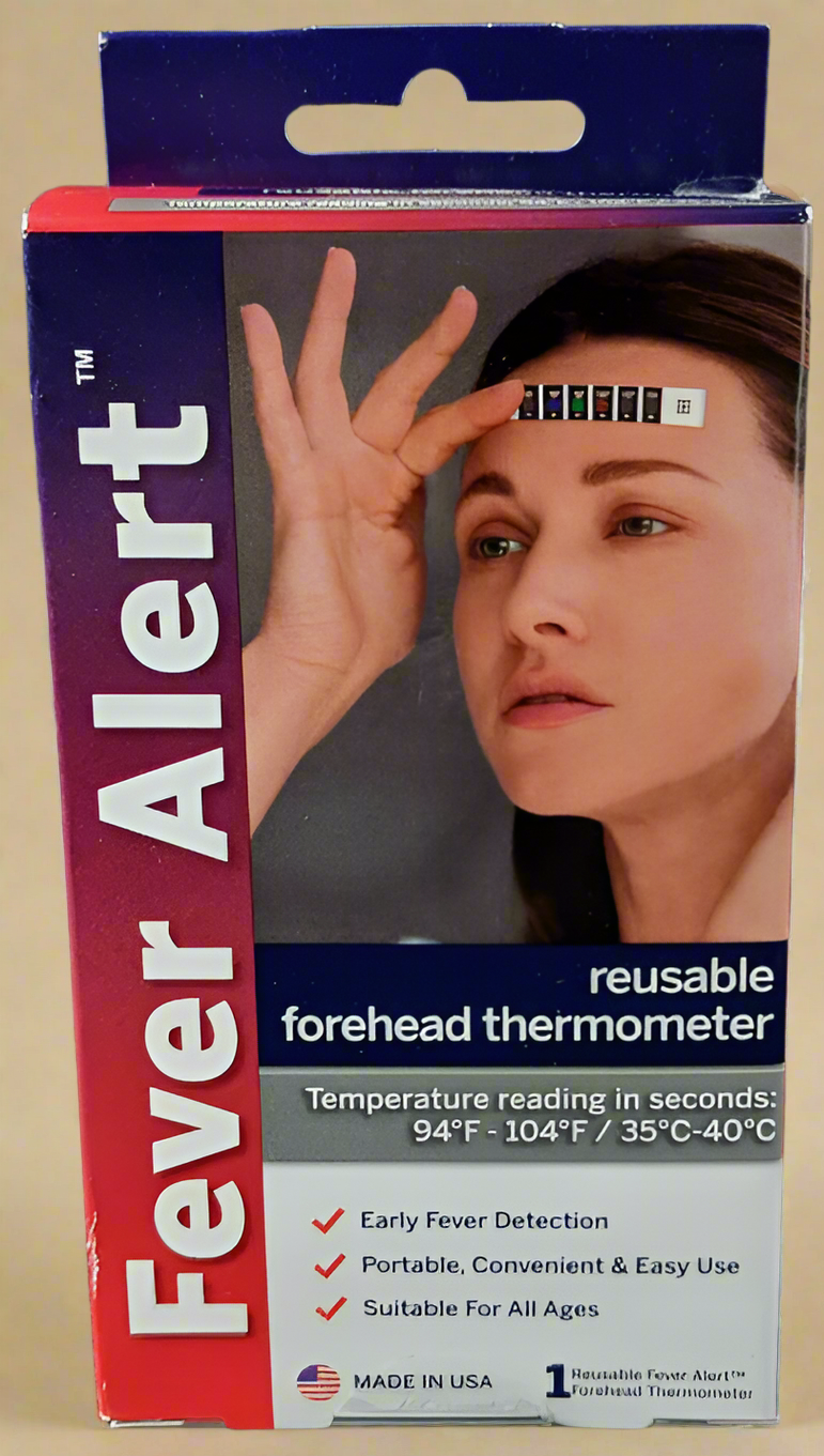 Fever Alert Reusable Forehead Thermometer Strip