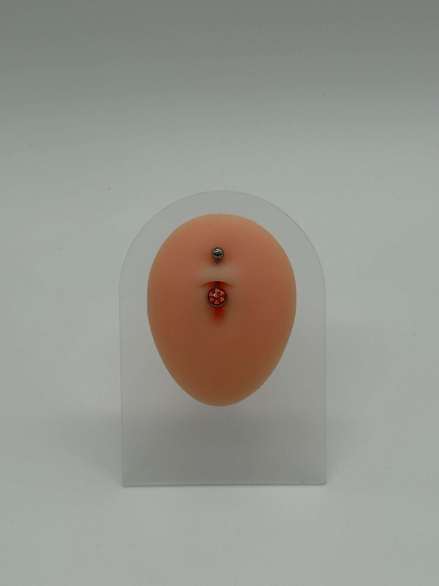 Titanium Ladybug Logo Belly Button Ring - COLO