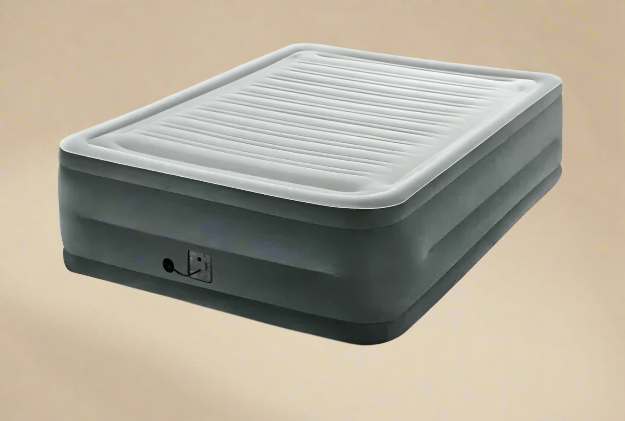 Intex Zone Control 22" Air Mattress with Built-In Electric Pump – Queen