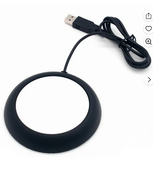 USB Coffee Mug Warmer for Desk – Electric Beverage Warmer with Auto Shut-Off