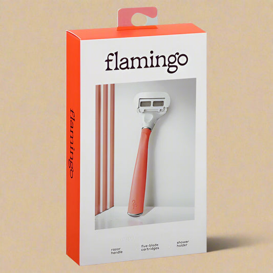 Flamingo Women’s Razor Set – Pomelo & Silver