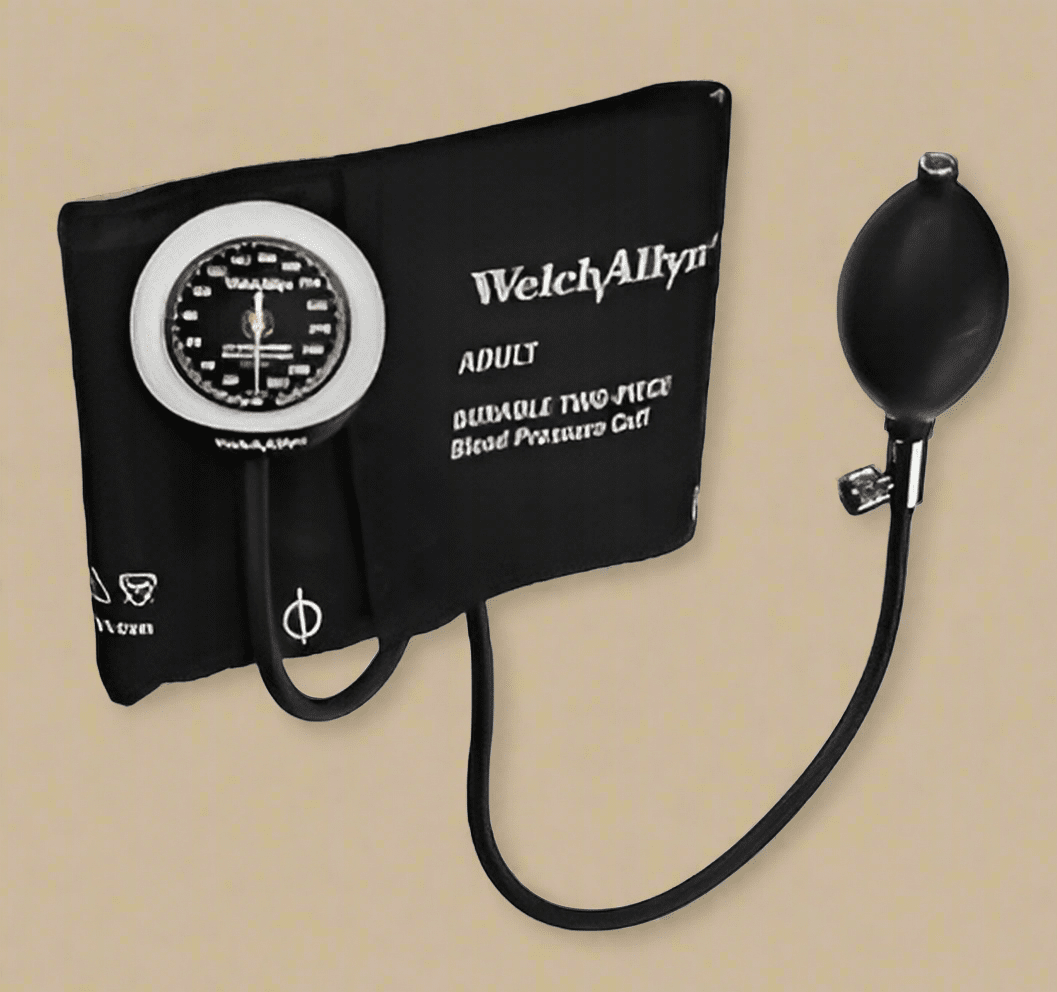 Welch Allyn DS45-11CB Durashock™ Aneroid Blood Pressure Gauge with Adult Cuff - COLO