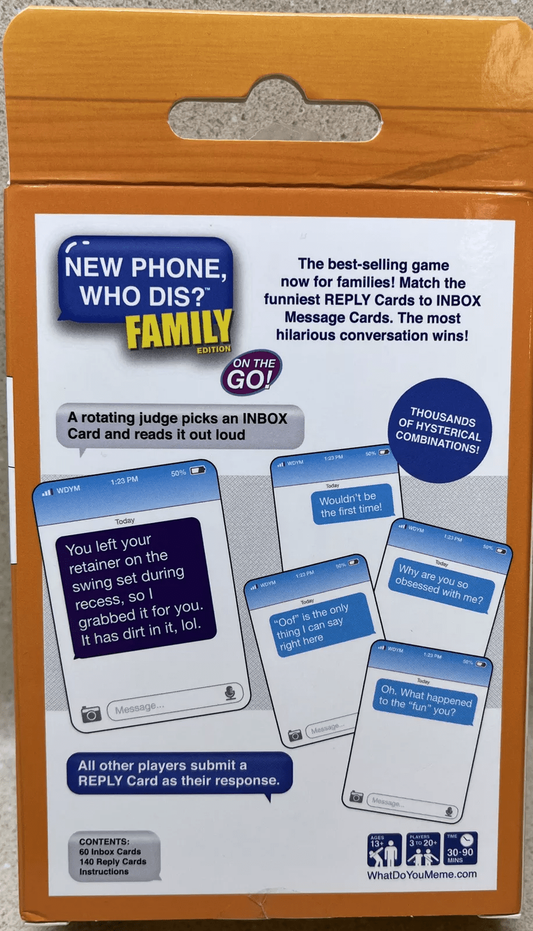 New Phone, Who Dis? Game Family Edition - COLO