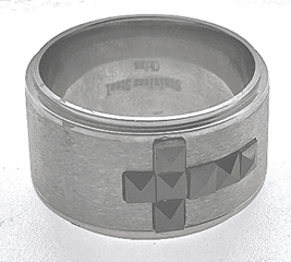 FASHION Think Band Ring with Cross - COLO