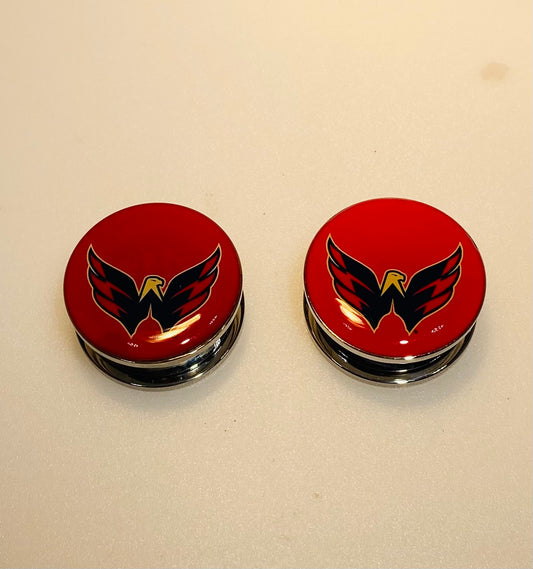 Washington Capitals Ear Plug 1" Stainless Steel