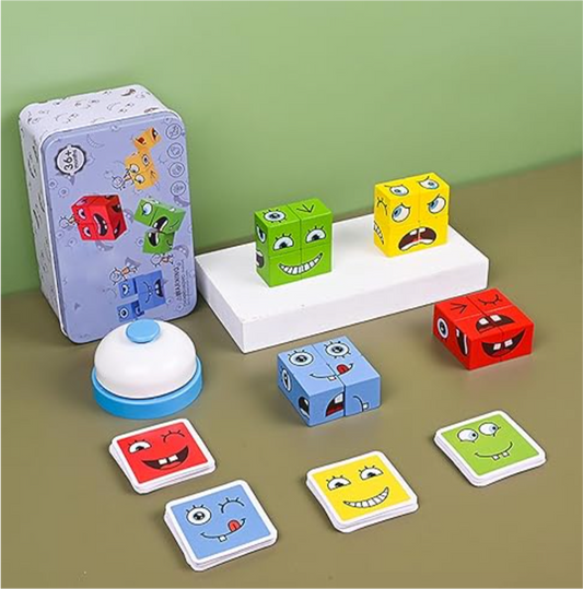 Face-Changing Magic Cube Puzzle Matching Game with Bell - COLO