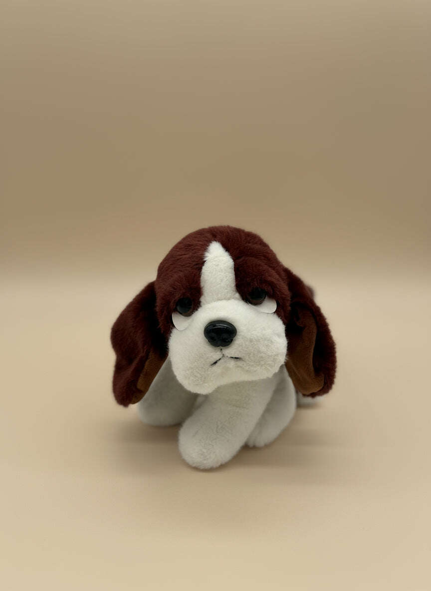 St. Bernard Small Plush Toy – Cute Puppy Stuffed Animal Doll - COLO