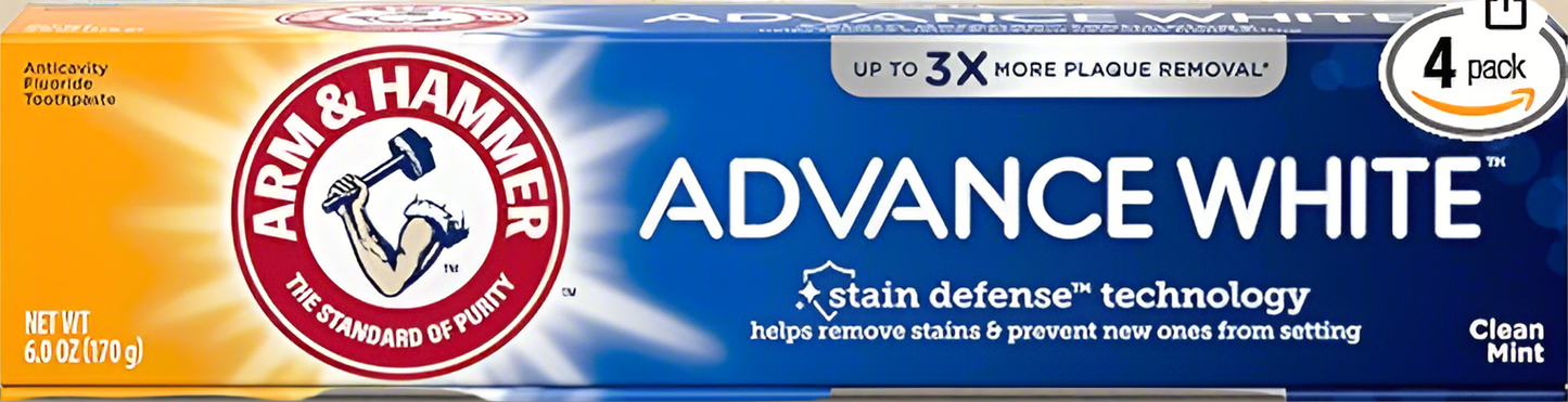 Arm & Hammer® Advance White™ Toothpaste – Clean Mint (6 oz) - COLO