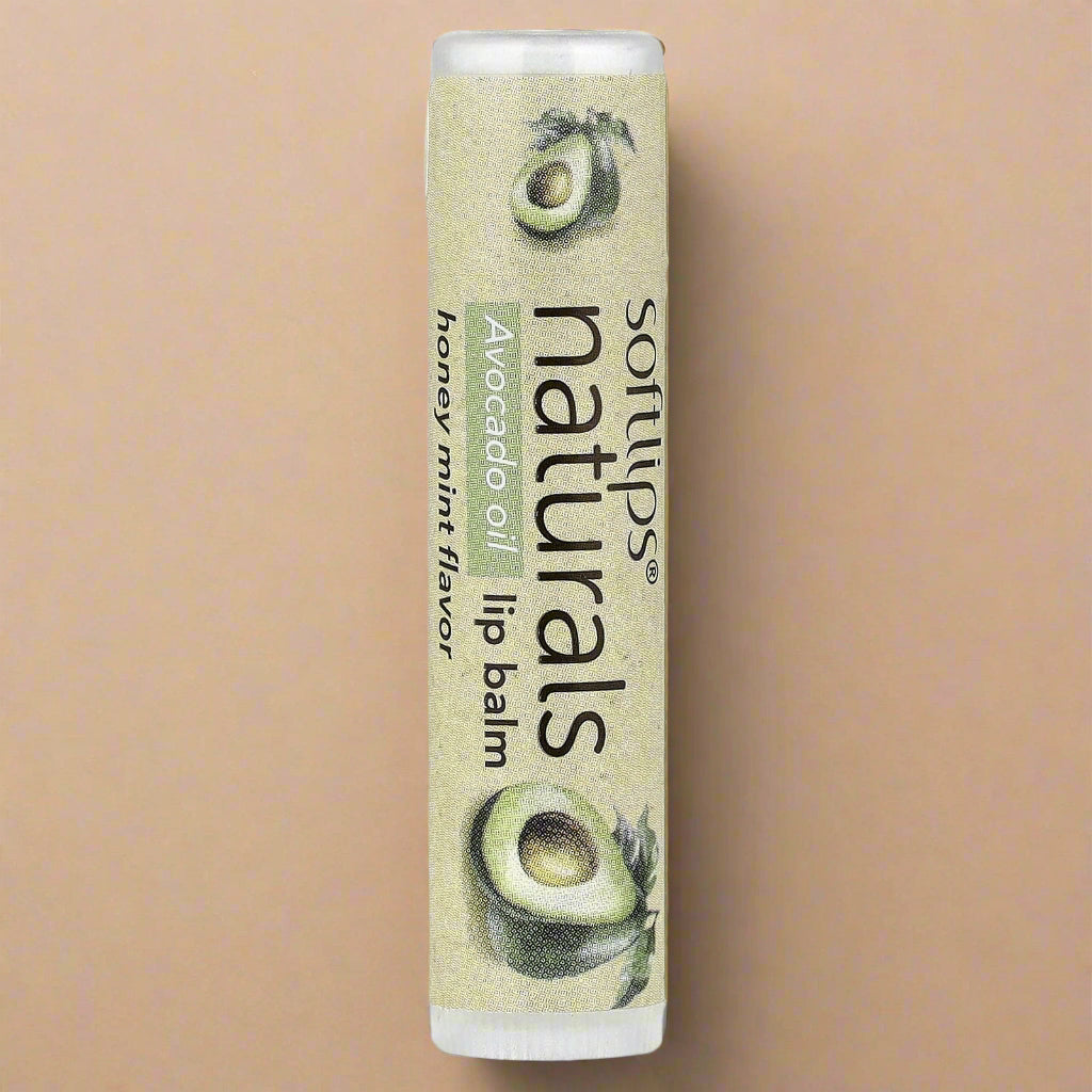 Softlips Naturals Lip Balm with Avocado Oil & Honey Mint – 2 Sticks (0.15 oz Each)