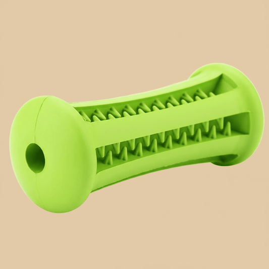 2-Pack Natural Rubber Bone Dog Toys – Durable Chew & Teeth Set - COLO