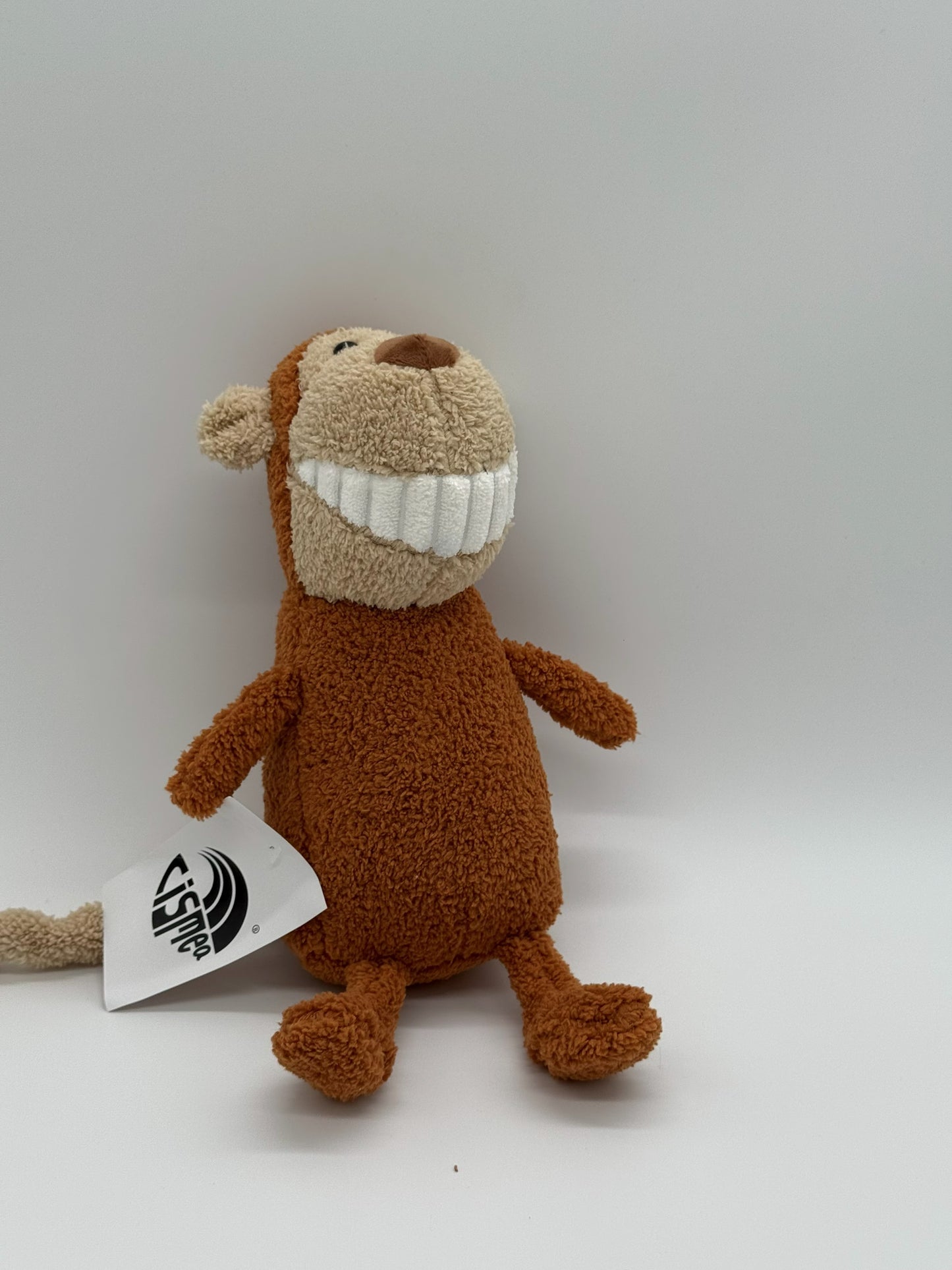 Soft Plush Smiling Monkey Stuffed Animal Toy – Medium Size (10" to 14")