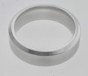 FASHION Plain Satin and Polish Wedding Band