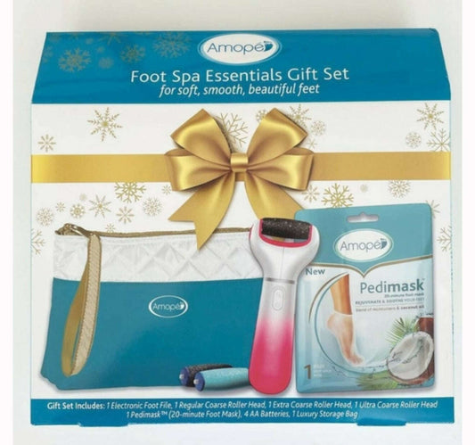 Amope Foot Holiday Foot Spa Gift Set – 7-Piece Kit - COLO